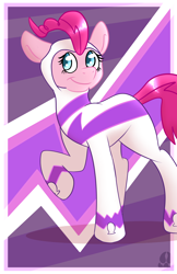 Size: 3300x5100 | Tagged: safe, artist:puppydoctor, fili-second, pinkie pie, earth pony, pony, power ponies (episode), outfit, power ponies, solo