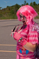 Size: 2848x4288 | Tagged: safe, pinkie pie, human, cosplay, irl, irl human, photo, solo