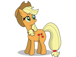 Size: 1600x1200 | Tagged: safe, artist:fluttershy-wins, applejack, earth pony, pony, female, looking back, mare, solo