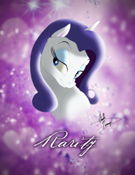 Size: 2550x3300 | Tagged: safe, artist:an-christiancomics, rarity, pony, unicorn, female, horn, mare, solo, white coat