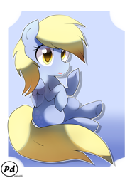Size: 2313x3000 | Tagged: safe, artist:papibabidi, derpy hooves, pegasus, pony, female, mare, solo