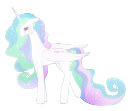 Size: 879x768 | Tagged: safe, artist:lunaltaria, princess celestia, alicorn, pony, crying, female, floppy ears, mare, simple background, solo, transparent background