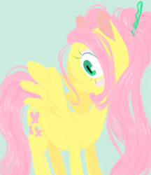 Size: 508x589 | Tagged: safe, artist:sugaryboogary, fluttershy, pegasus, pony, female, mare, pink mane, solo, yellow coat