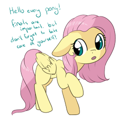 Size: 1000x1000 | Tagged: safe, artist:rue-willings, fluttershy, pegasus, pony, :o, advice, cute, finals, floppy ears, looking away, raised hoof, shy, shyabetes, simple background, solo, transparent background