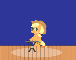 Size: 750x587 | Tagged: safe, artist:hmcvirgo92, applejack, earth pony, pony, bipedal, solo