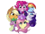 Size: 4000x3000 | Tagged: safe, artist:lupiarts, derpibooru import, applejack, fluttershy, pinkie pie, rainbow dash, rarity, spike, twilight sparkle, dragon, earth pony, pegasus, pony, unicorn, absurd resolution, cuddling, cute, eyes closed, female, looking at you, male, mane seven, mane six, mare, one eye closed, open mouth, simple background, smiling, transparent background