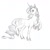 Size: 1024x1019 | Tagged: safe, artist:biakela, rarity, pony, unicorn, cloven hooves, monochrome, raised hoof, simple background, solo, traditional art, unshorn fetlocks