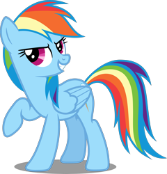 Size: 5000x5207 | Tagged: safe, artist:dashiesparkle, derpibooru import, rainbow dash, pegasus, pony, absurd resolution, simple background, solo, transparent background, vector