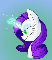 Size: 362x418 | Tagged: safe, artist:vdru7, rarity, pony, unicorn, corrupted, inspirarity, pixiv, possessed, solo