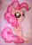 Size: 2010x2760 | Tagged: safe, artist:yokkishai, pinkie pie, earth pony, pony, female, mare, pink coat, pink mane, solo, traditional art