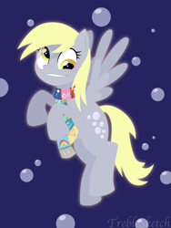 Size: 4000x5333 | Tagged: safe, artist:treblesketchofficial, derpy hooves, pegasus, pony, absurd resolution, clothes, cutie mark clothes, female, mare, scarf, solo