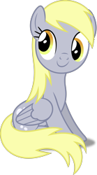 Size: 2770x5000 | Tagged: safe, artist:dashiesparkle, derpy hooves, pegasus, pony, .svg available, absurd resolution, female, mare, simple background, sitting, solo, transparent background, vector