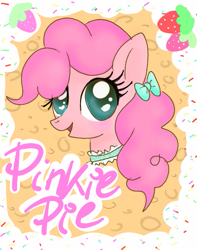 Size: 551x698 | Tagged: safe, artist:yokkishai, pinkie pie, earth pony, pony, female, mare, simple background, solo, white background