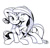 Size: 630x600 | Tagged: safe, artist:30clock, fluttershy, rarity, pegasus, pony, unicorn, hug, monochrome, pixiv