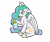 Size: 3780x3150 | Tagged: safe, artist:missblue, princess celestia, alicorn, pony, :p, cute, female, fluffy, mare, simple background, solo, tongue out, tonic, tonic water, transparent background