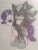 Size: 1554x2046 | Tagged: safe, artist:shadayloronic, rarity, pony, unicorn, crossover, mephiles the dark, sonic the hedgehog (series), traditional art