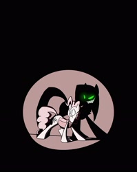 Size: 2268x2847 | Tagged: safe, artist:assassin-or-shadow, pinkie pie, earth pony, pony, dr jekyll and mr hyde, duality, pinkamena diane pie