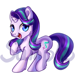 Size: 1024x1024 | Tagged: safe, artist:rikadiane, starlight glimmer, pony, unicorn, cute, female, glimmerbetes, mare, obtrusive watermark, simple background, smiling, solo, transparent background, watermark