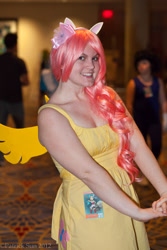 Size: 1333x2000 | Tagged: artist needed, safe, fluttershy, human, 2012, convention, cosplay, irl, irl human, momocon, momocon 2012, photo, solo