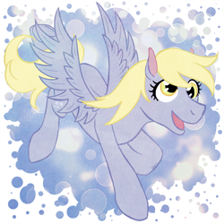 Size: 1000x1000 | Tagged: safe, artist:lilywinterharp, derpy hooves, pegasus, pony, female, mare, solo