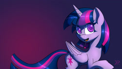 Size: 1920x1080 | Tagged: safe, artist:raikoh, derpibooru import, twilight sparkle, twilight sparkle (alicorn), alicorn, pony, female, mare, solo