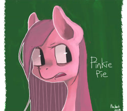 Size: 4588x4000 | Tagged: dead source, safe, artist:berrydrops, pinkie pie, earth pony, pony, bust, face, female, mare, pinkamena diane pie, portrait, solo