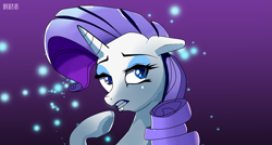 Size: 2425x1299 | Tagged: safe, artist:skyart301, rarity, pony, unicorn, female, horn, mare, solo, white coat