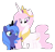 Size: 1431x1362 | Tagged: safe, artist:reina-del-caos, princess celestia, princess luna, alicorn, pony, pink mane, pink-mane celestia, s1 luna, simple background, transparent background, vector