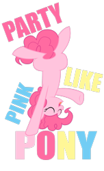 Size: 1280x2104 | Tagged: safe, artist:miketheuser, pinkie pie, earth pony, pony, female, mare, party, pink coat, pink mane, solo