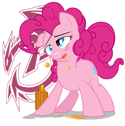 Size: 1209x1219 | Tagged: safe, artist:aloid19, pinkie pie, earth pony, pony, alcohol, blushing, drunk, drunkie pie, solo