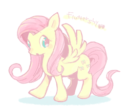 Size: 800x703 | Tagged: safe, artist:nit0s, fluttershy, pegasus, pony, female, mare, pixiv, solo