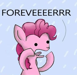 Size: 320x312 | Tagged: artist needed, safe, pinkie pie, earth pony, pony, forever, homophobic seal, reaction image