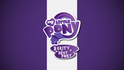 Size: 1920x1080 | Tagged: safe, artist:northwestcore, rarity, best pony, logo, meme, my little pony logo, no pony, wallpaper