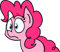Size: 760x661 | Tagged: safe, artist:strangiesleepy, pinkie pie, earth pony, pony, female, mare, pink coat, pink mane, simple background, solo, transparent background