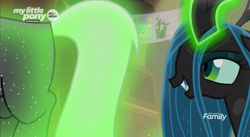 Size: 1915x1052 | Tagged: safe, screencap, lord tirek, queen chrysalis, centaur, changeling, changeling queen, frenemies (episode), butt, duo, eyes on the prize, female, glowing horn, glowing plot, horn, magic, magic aura, male, out of context, plot, tirump, you know for kids