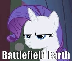 Size: 242x208 | Tagged: safe, edit, edited screencap, screencap, rarity, pony, unicorn, battlefield earth, dialogue, female, image macro, john travolta, solo