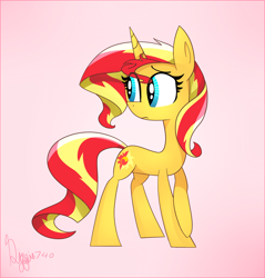 Size: 800x838 | Tagged: safe, artist:siggie740, sunset shimmer, pony, unicorn, solo