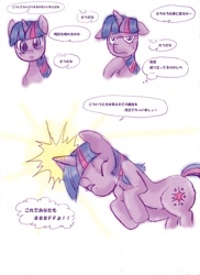 Size: 873x1200 | Tagged: safe, artist:ozu, derpibooru import, twilight sparkle, japanese, pixiv