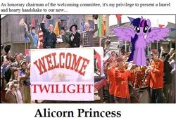 Size: 712x498 | Tagged: safe, derpibooru import, twilight sparkle, twilight sparkle (alicorn), alicorn, pony, alicorn drama, blazing saddles