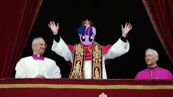 Size: 960x540 | Tagged: safe, derpibooru import, twilight sparkle, twilight sparkle (alicorn), alicorn, pony, pope, pope benedict xvi