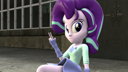 Size: 3840x2160 | Tagged: safe, artist:calliegreen, starlight glimmer, equestria girls, 3d, clothes, high res, solo, source filmmaker