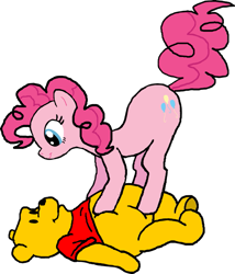 Size: 759x885 | Tagged: safe, artist:aficionadoschris, pinkie pie, earth pony, pony, cute, disney, winnie the pooh