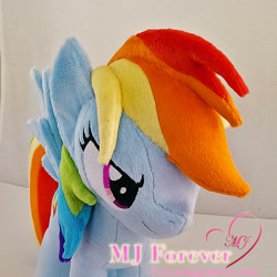 Size: 709x709 | Tagged: safe, artist:moggymawee, derpibooru import, rainbow dash, irl, photo, plushie, solo