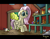 Size: 1280x994 | Tagged: safe, artist:arceus55, fluttershy, chicken, pegasus, pony, animal, chicken coop, easter, easter egg, fake screencap, interior, working