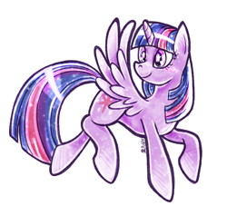 Size: 1000x952 | Tagged: safe, artist:catawump, derpibooru import, twilight sparkle, twilight sparkle (alicorn), alicorn, pony, female, mare, solo