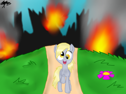 Size: 1600x1200 | Tagged: safe, artist:nanyhoney011, derpy hooves, pegasus, pony, female, mare, solo