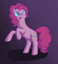 Size: 800x883 | Tagged: safe, artist:envyxkitty, pinkie pie, earth pony, pony, darkness, female, mare, pink coat, pink mane, solo