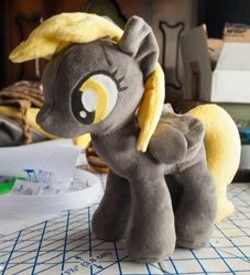 Size: 851x939 | Tagged: safe, artist:werdunfo, derpy hooves, pegasus, pony, female, irl, mare, photo, plushie, solo