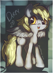 Size: 634x871 | Tagged: safe, artist:velexane, derpy hooves, pegasus, pony, female, mare, solo