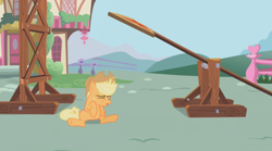 Size: 1279x710 | Tagged: safe, screencap, applejack, earth pony, pony, applebuck season, female, mare, solo